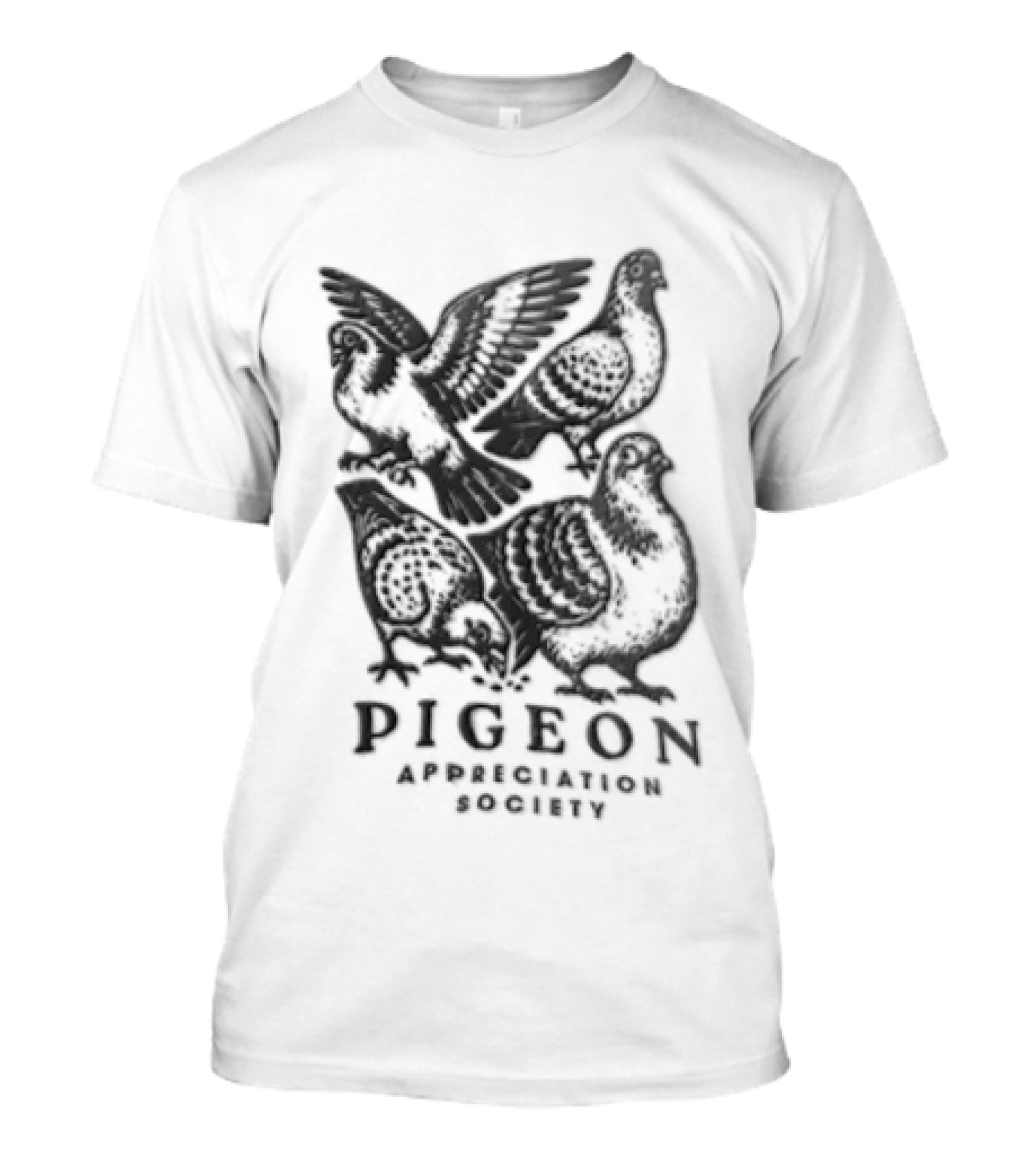 Pigeon Appreciation Society Vintage Bird Enthusiast Collective T-Shirt