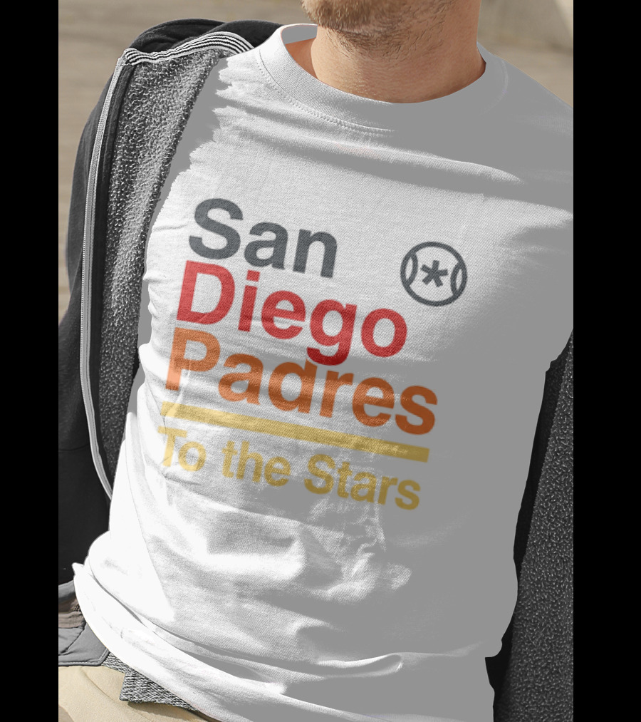 San Diego Padres To The Stars Retro Baseball T-Shirt