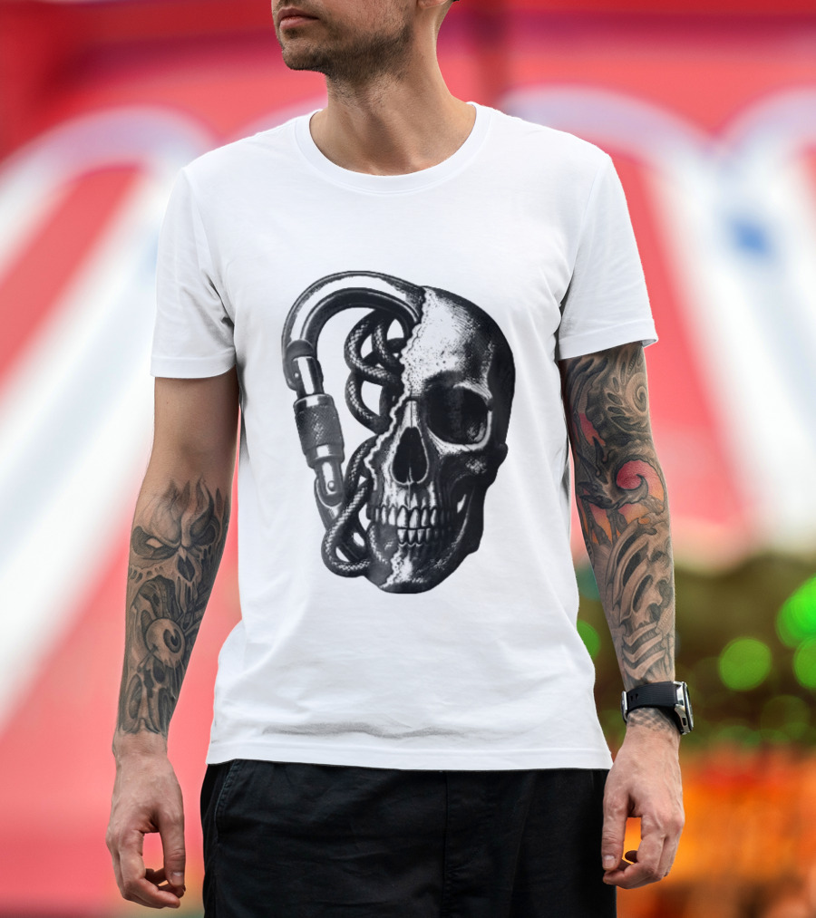 Skull Carabiner Snake T-Shirt