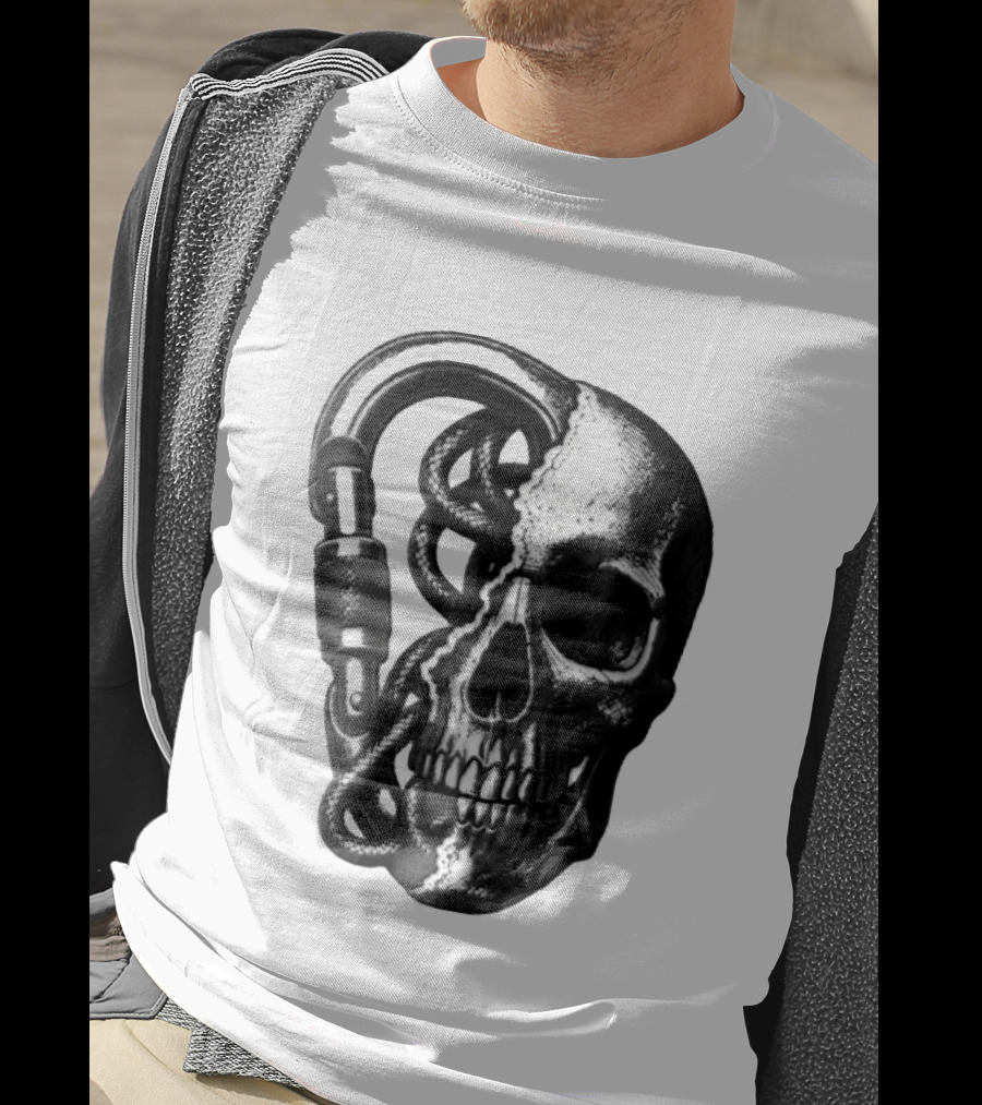 Skull Carabiner Snake T-Shirt