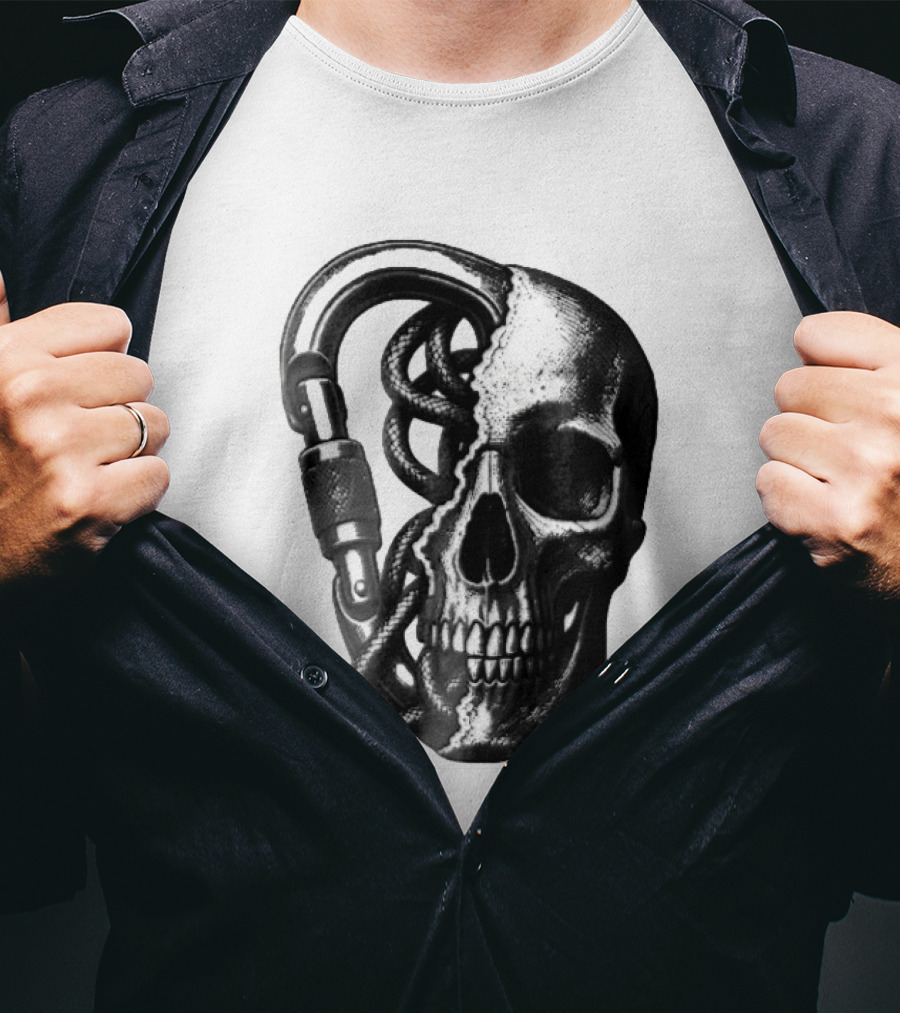Skull Carabiner Snake T-Shirt
