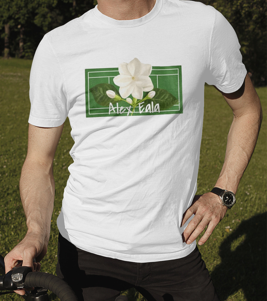 Alex Eala Sampaguita Tennis Court Blossom T-Shirt
