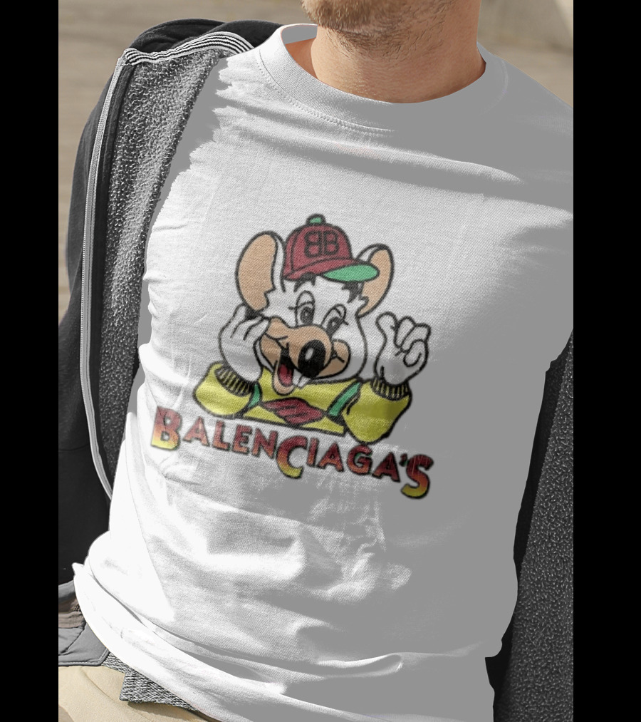 Balenciagas BB Mouse Cap Distressed T-Shirt