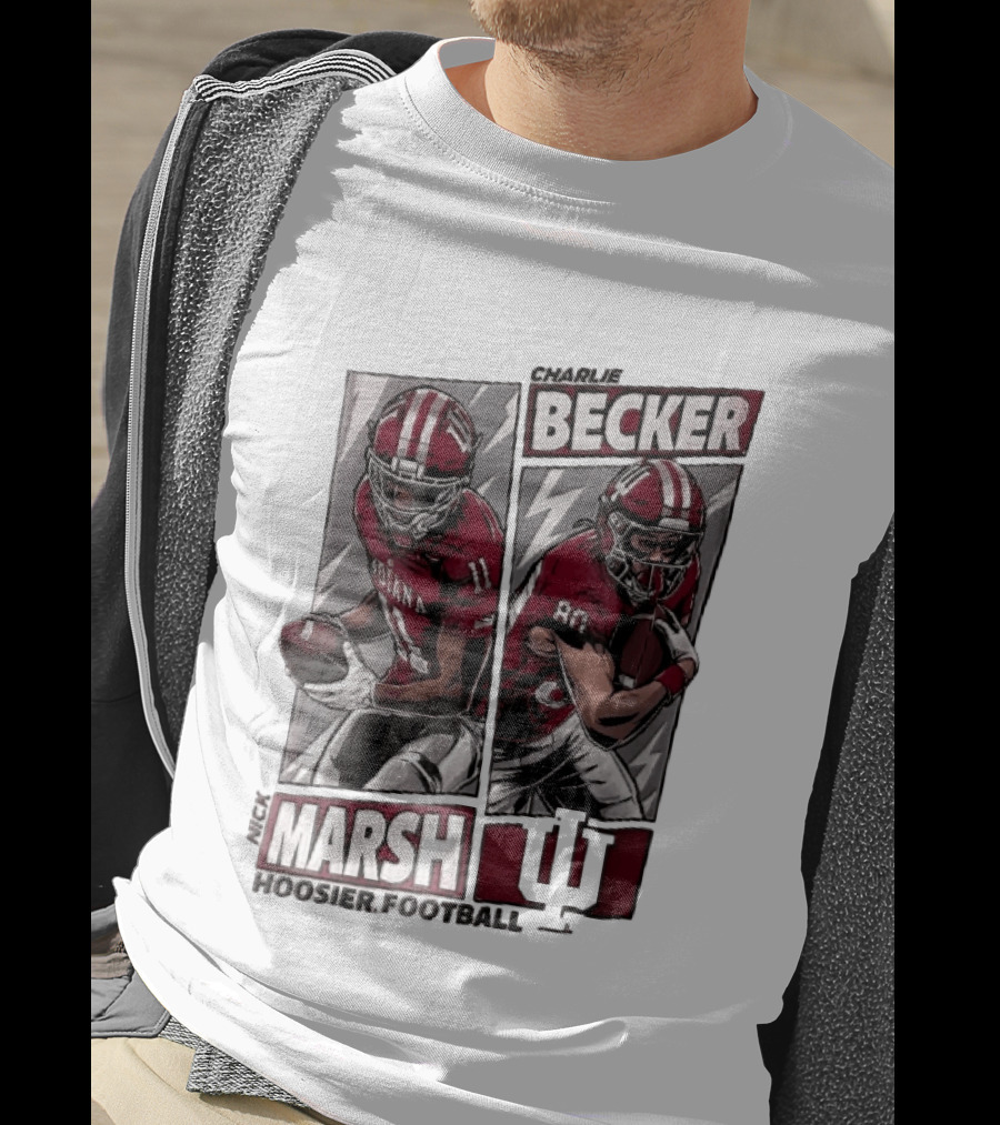 Charlie Becker Nick Marsh Hoosier Football Indiana Players T-Shirt