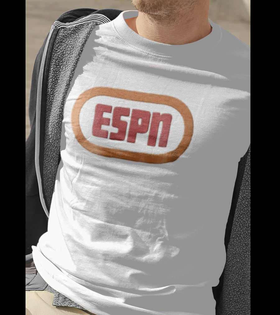 ESPN Oval Border Classic Style Retro Sports T-Shirt