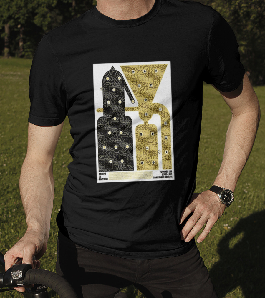 Angine De Poitrine Tournée Des États Unis D'Amérique MMXXVI Tour Music Limited T-Shirt
