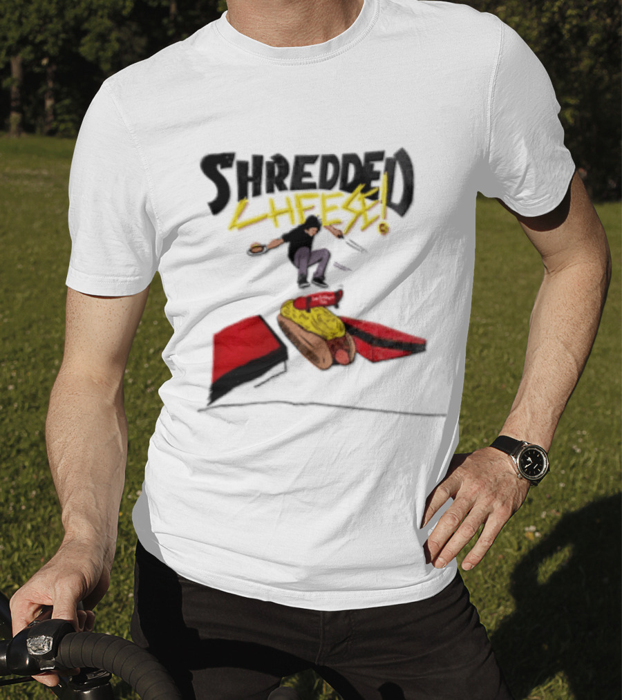 Shredded Cheese Chili Skateboard Camp Washington T-Shirt