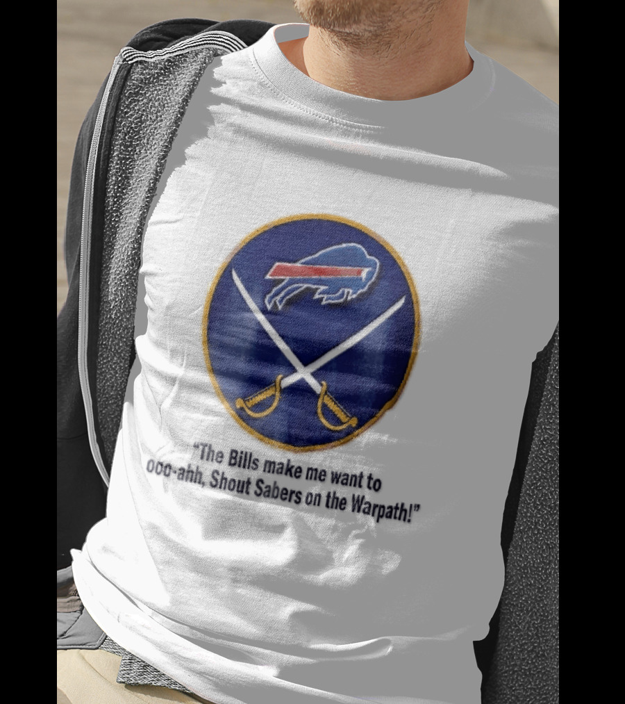 Buffalo Bills Sabers Warpath Shout Ooo Ahh Swords T-Shirt