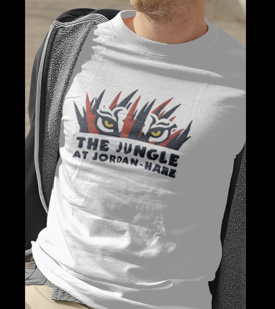 The Jungle At Jordan Hare Auburn University Tigers Football Eyes T-Shirt