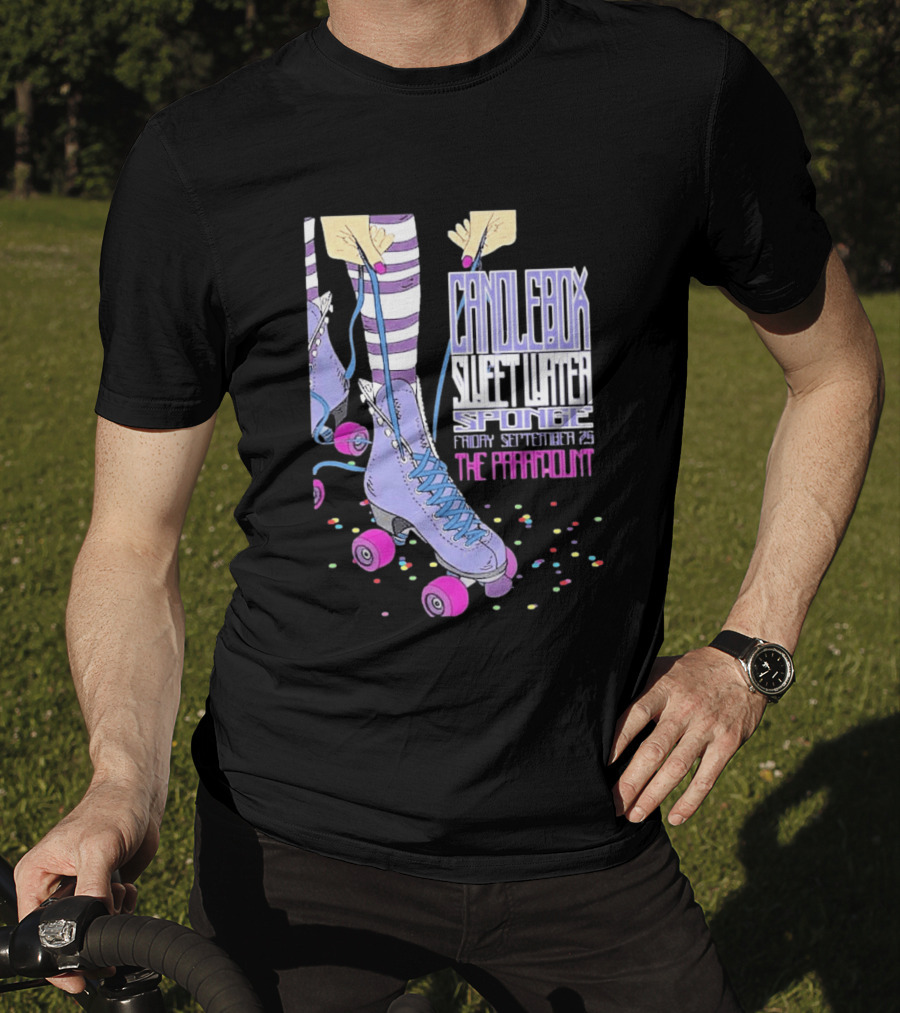 Candlebox Sweetwater Sponge September 26 2026 The Paramount Roller Skates Event T-Shirt