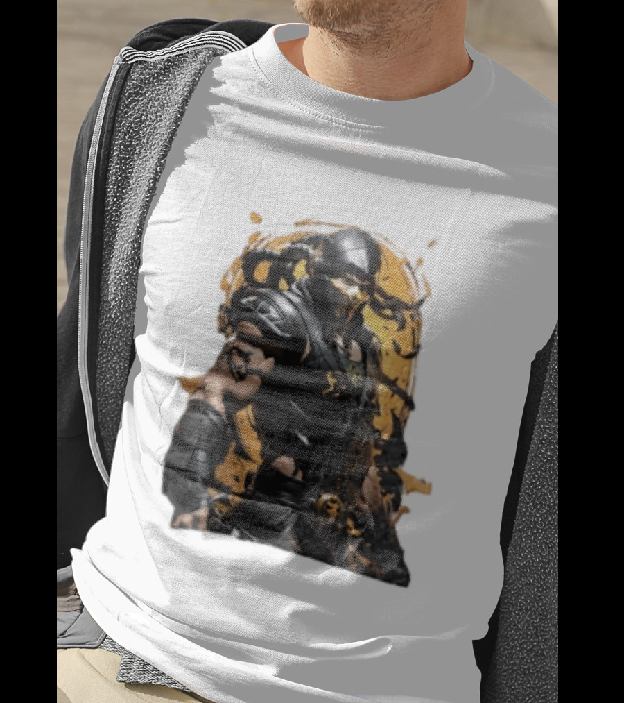 Mortal Kombat Scorpion Warrior Fighter T-Shirt