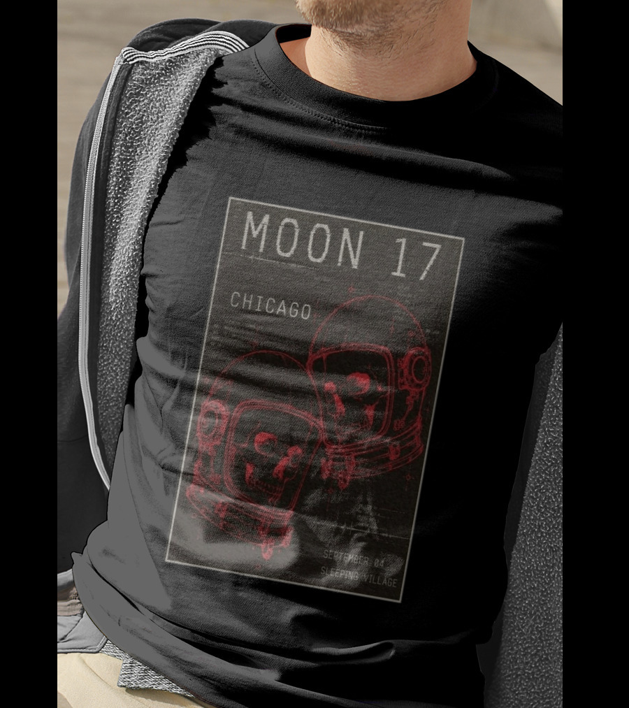 MOON 17 Chicago September 4 Sleeping Village Concert T-Shirt