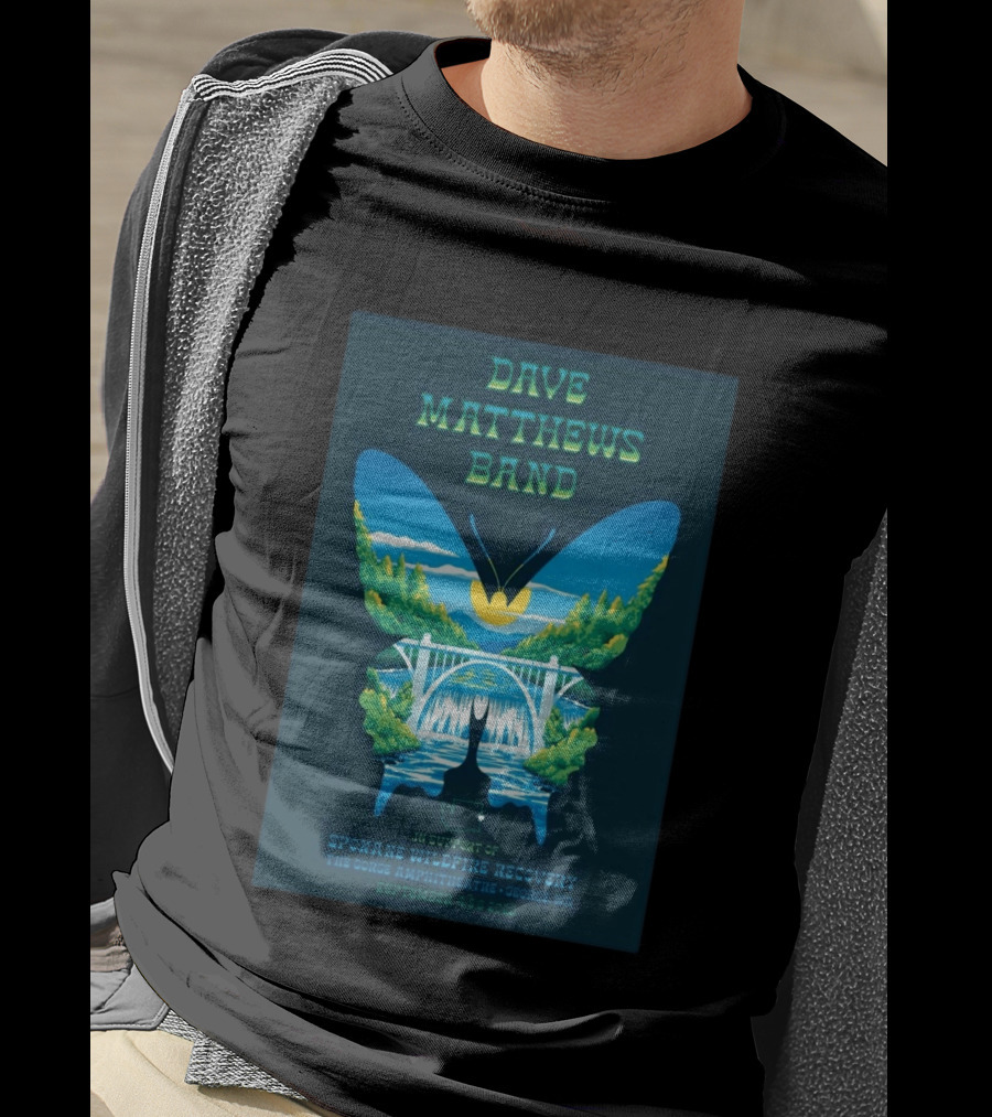 Dave Matthews Band Gorge Amphitheatre George WA September 4 6 2026 Spokane Wildfire Recovery T-Shirt