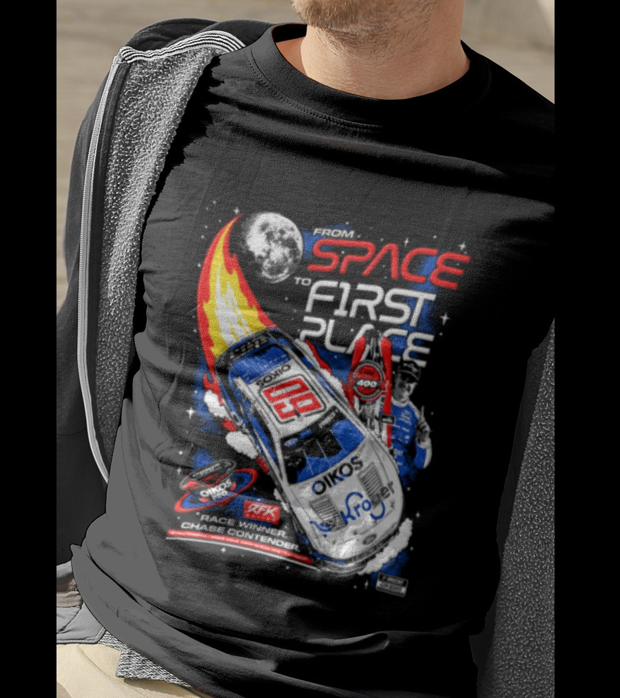 Space To First Place Daytona RFK Racing 2023 NASCAR Win T-Shirt