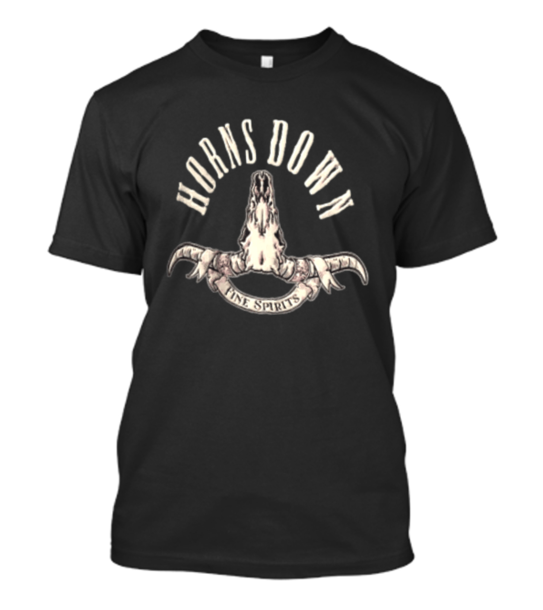 Horns Down Fine Spirits Distinctive T-Shirt