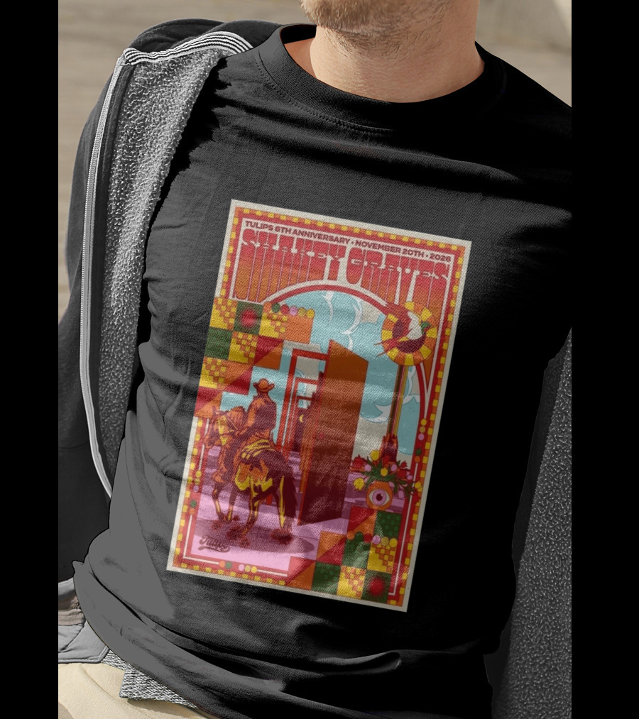 Tulips 6th Anniversary Shakey Graves November 20 2026 Fort Worth Texas Show T-Shirt