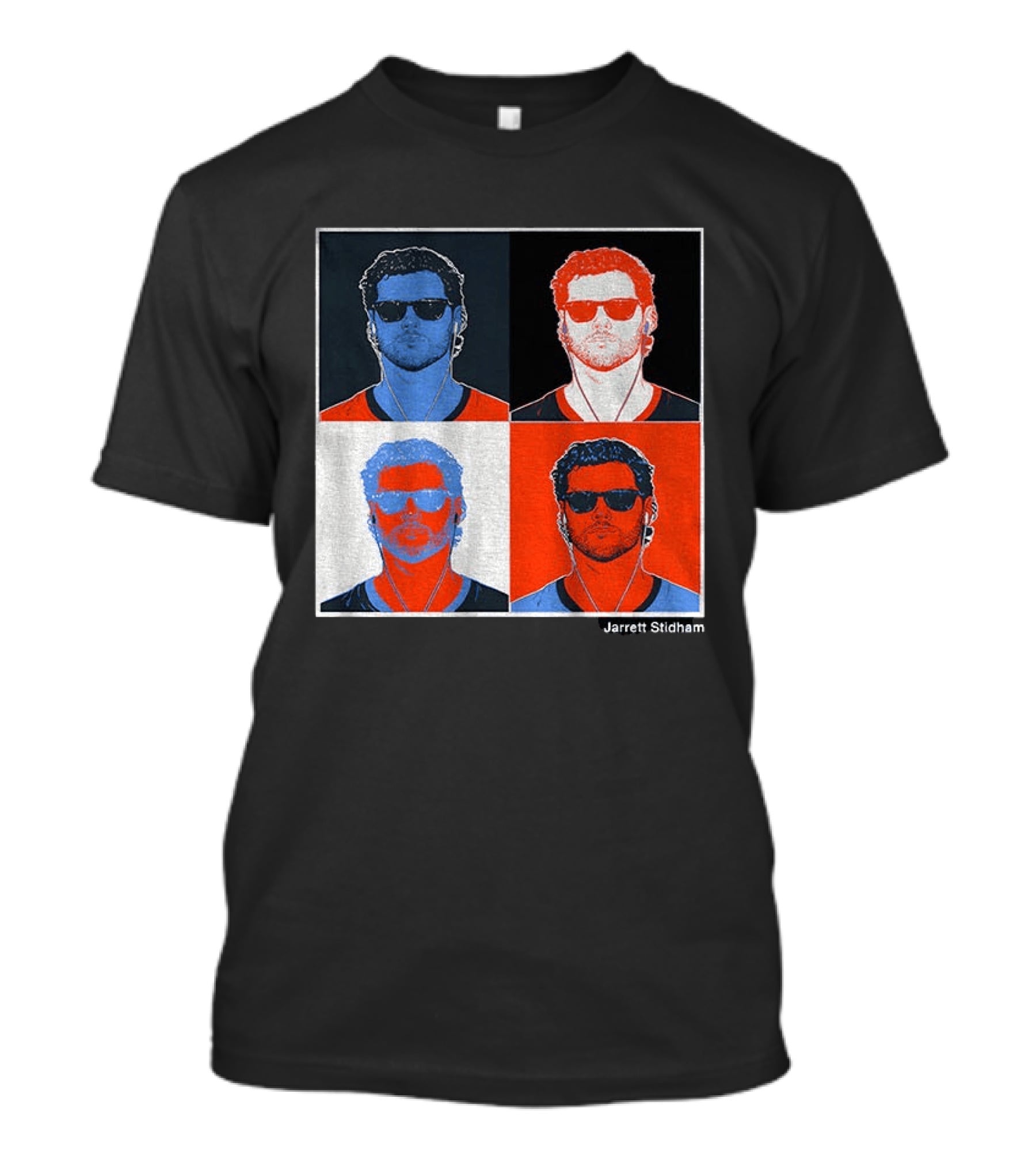Jarrett Stidham Pop Art Denver Broncos Football Player T-Shirt