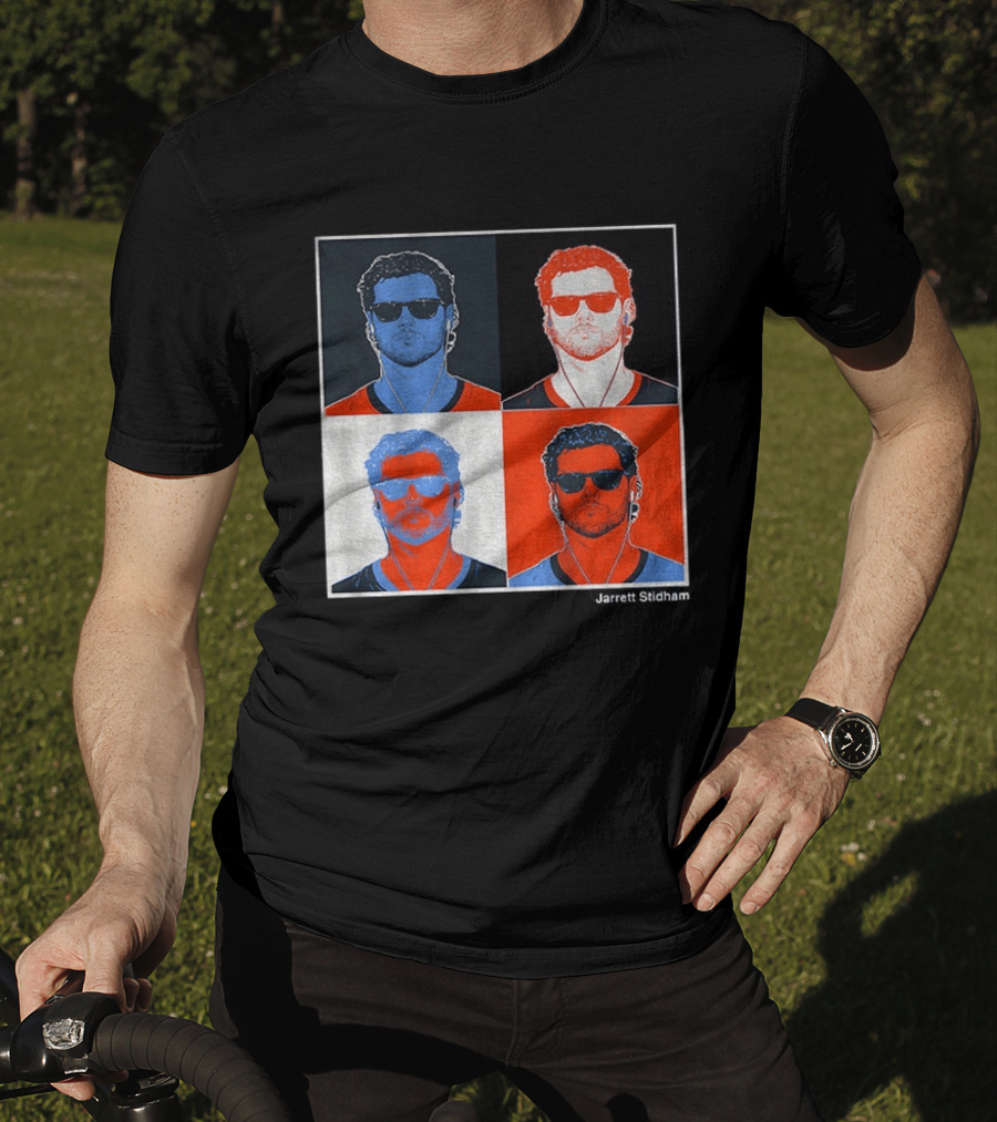 Jarrett Stidham Pop Art Denver Broncos Football Player T-Shirt
