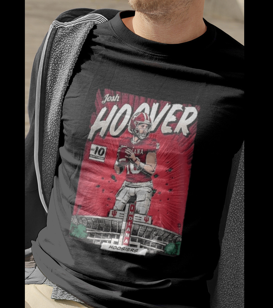 Josh Hoover Indiana Hoosiers Football Quarterback No 10 T-Shirt