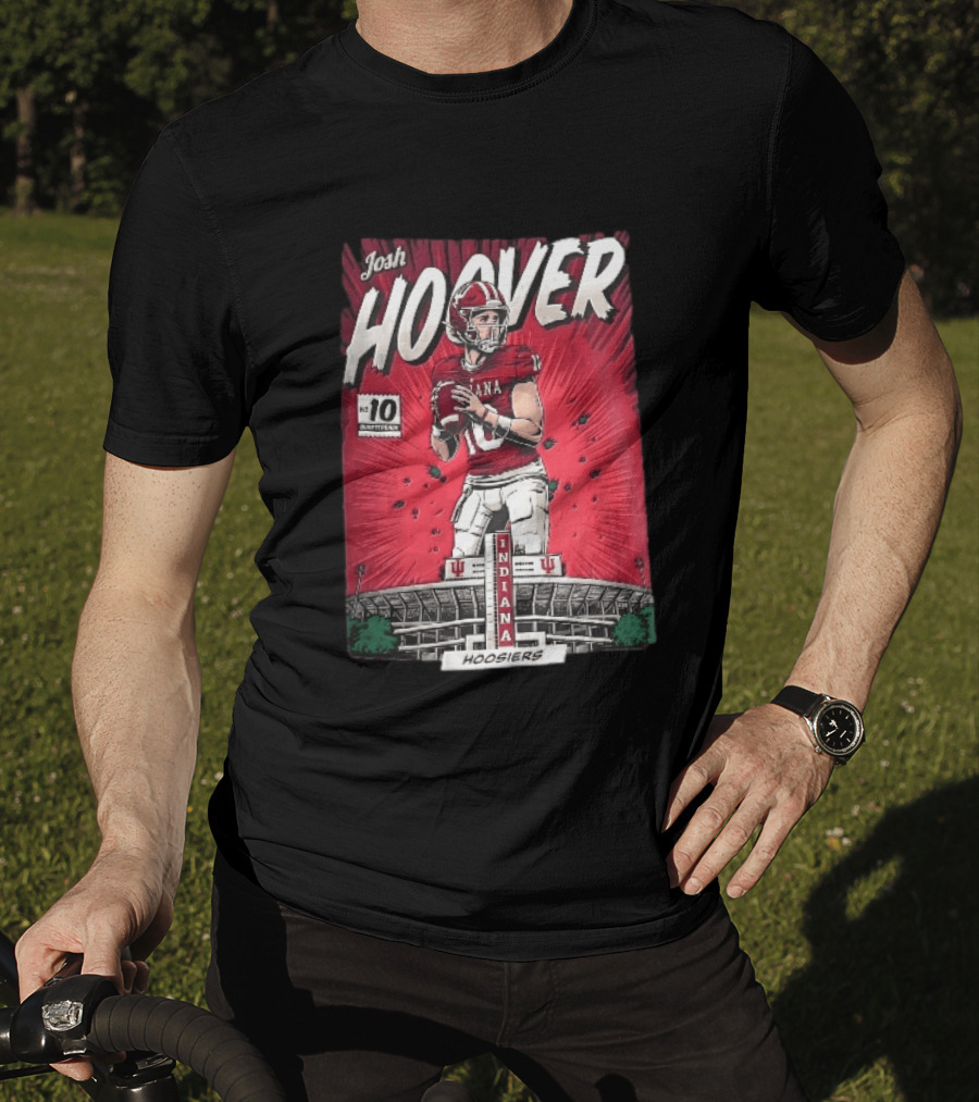 Josh Hoover Indiana Hoosiers Football Quarterback No 10 T-Shirt
