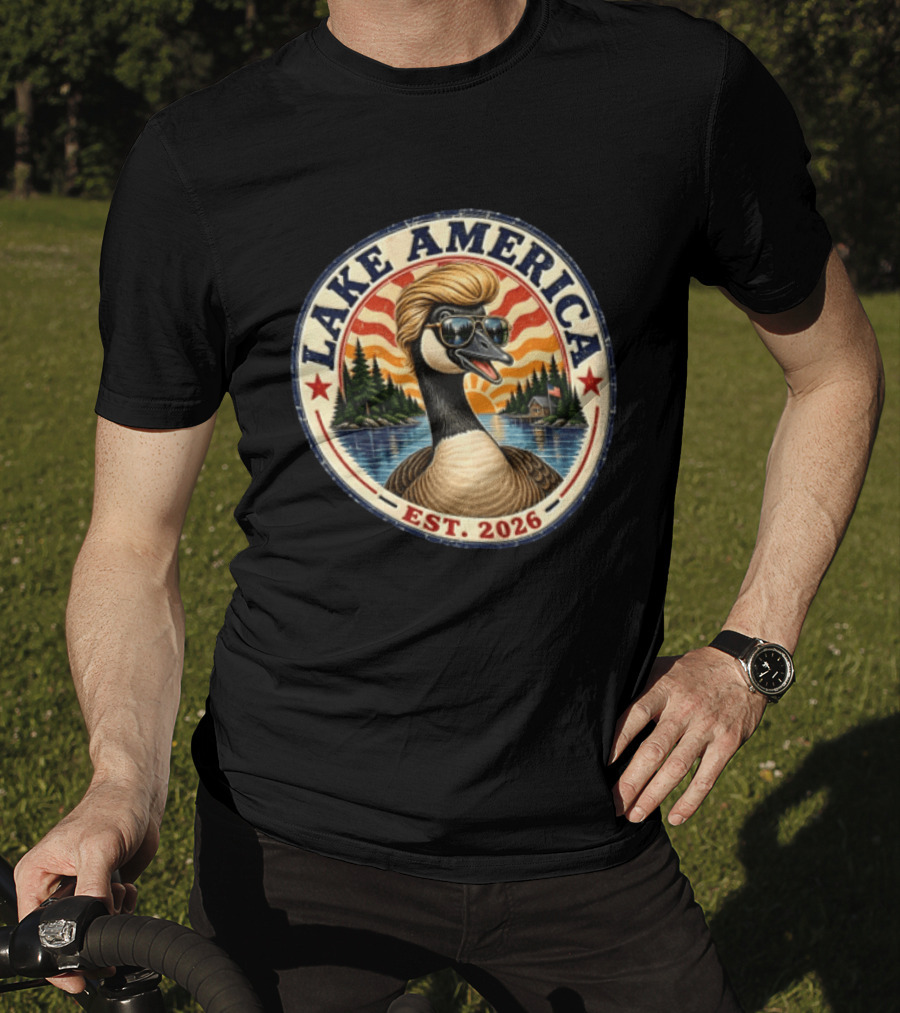Lake America Goose Est. 2026 Outdoor Adventure T-Shirt