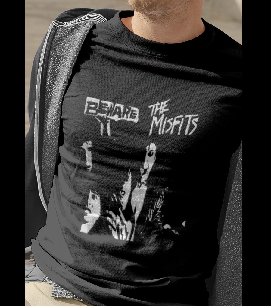 Beware The Misfits Punk Rock Band T-Shirt