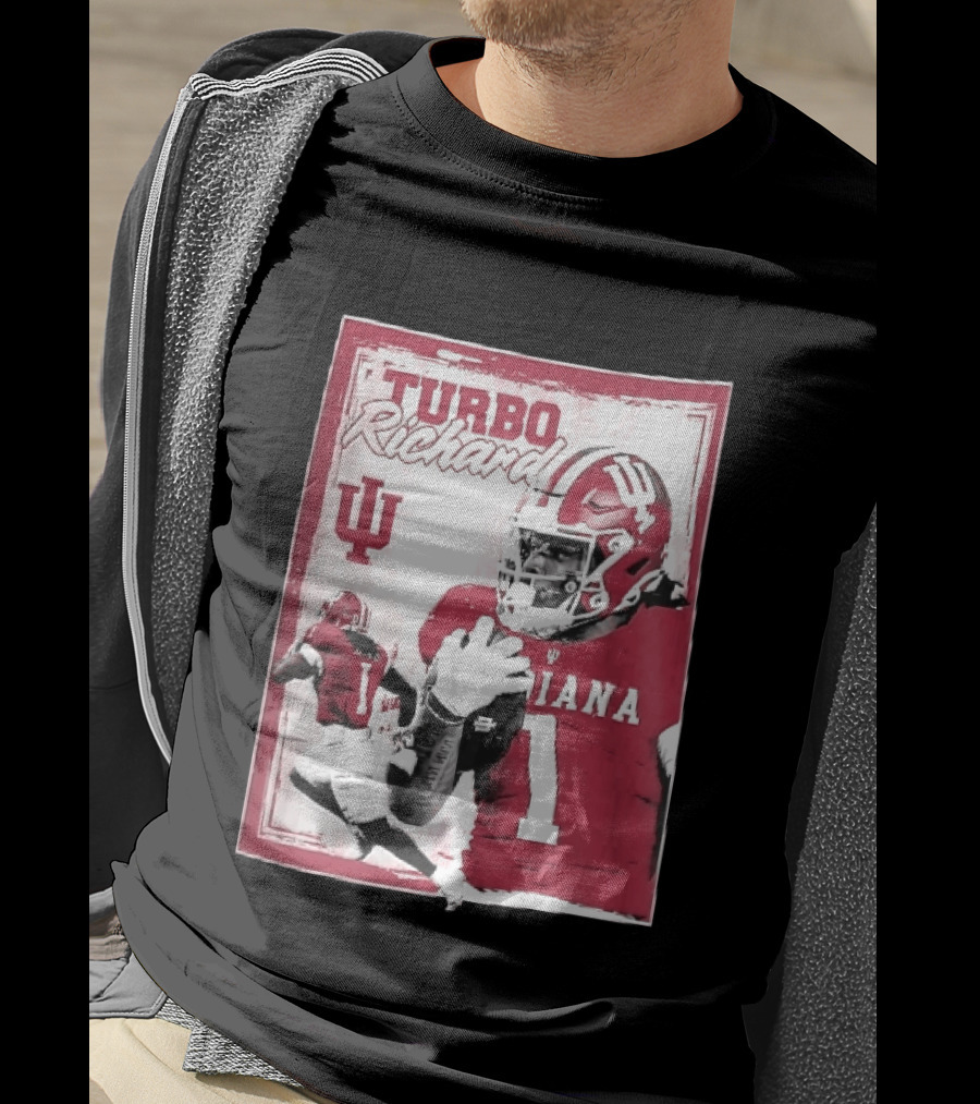 Turbo Richard Indiana Football Player IU Sports Helmets T-Shirt