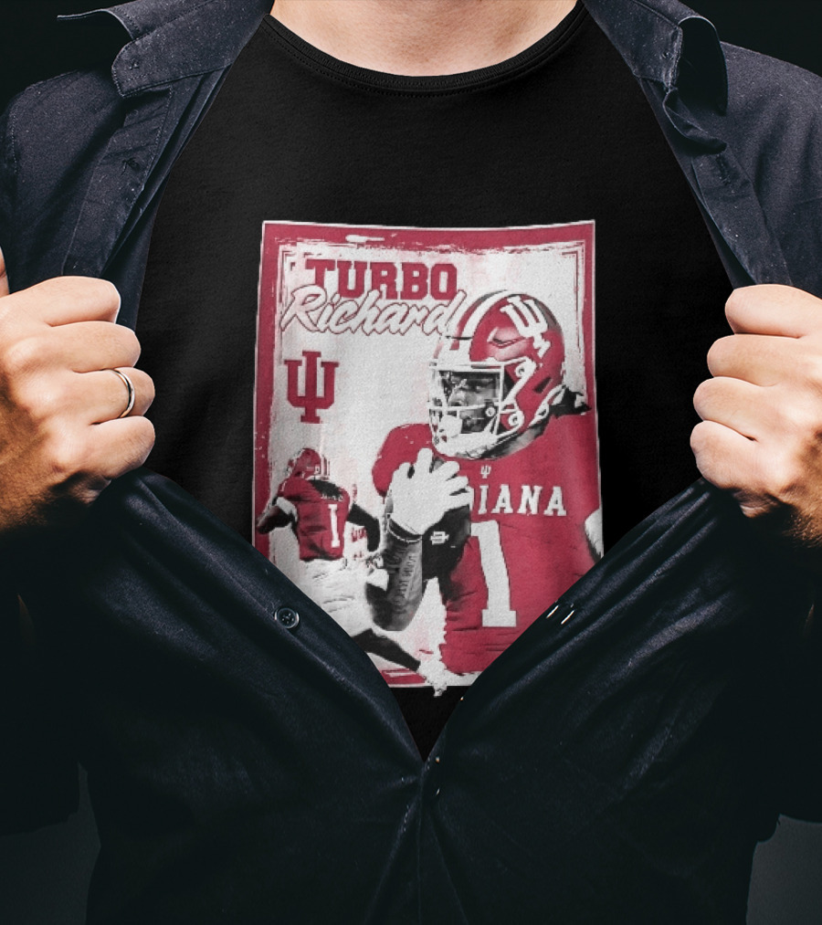 Turbo Richard Indiana Football Player IU Sports Helmets T-Shirt