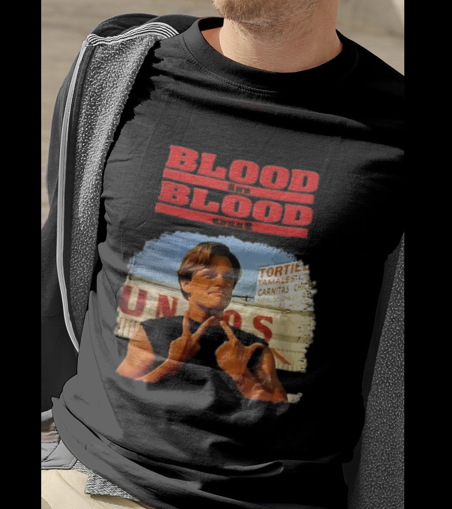 Blood In Blood Out Hand Gesture Tortillas Tamales Carnitas Image T-Shirt