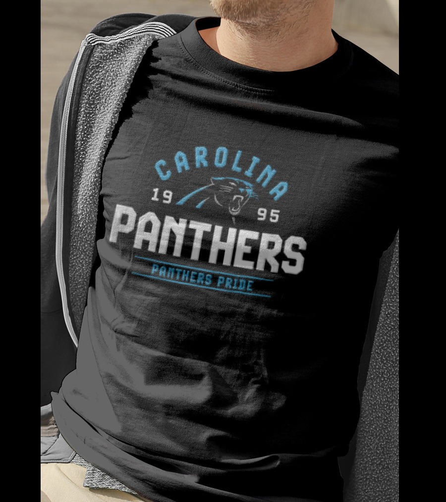 Carolina Panthers 1995 Panther Pride Roaring Head T-Shirt