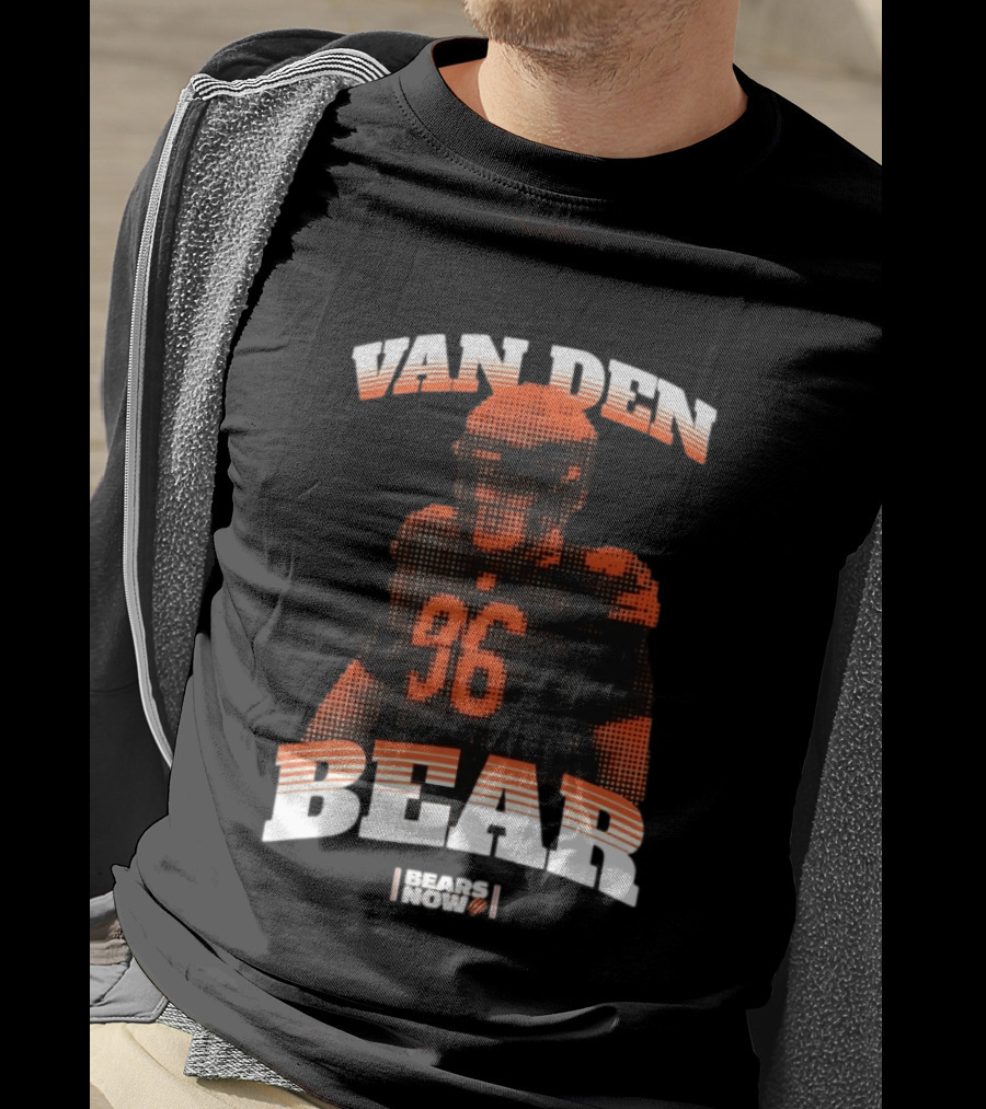 Van Den Bear Chicago Bears 36 T-Shirt