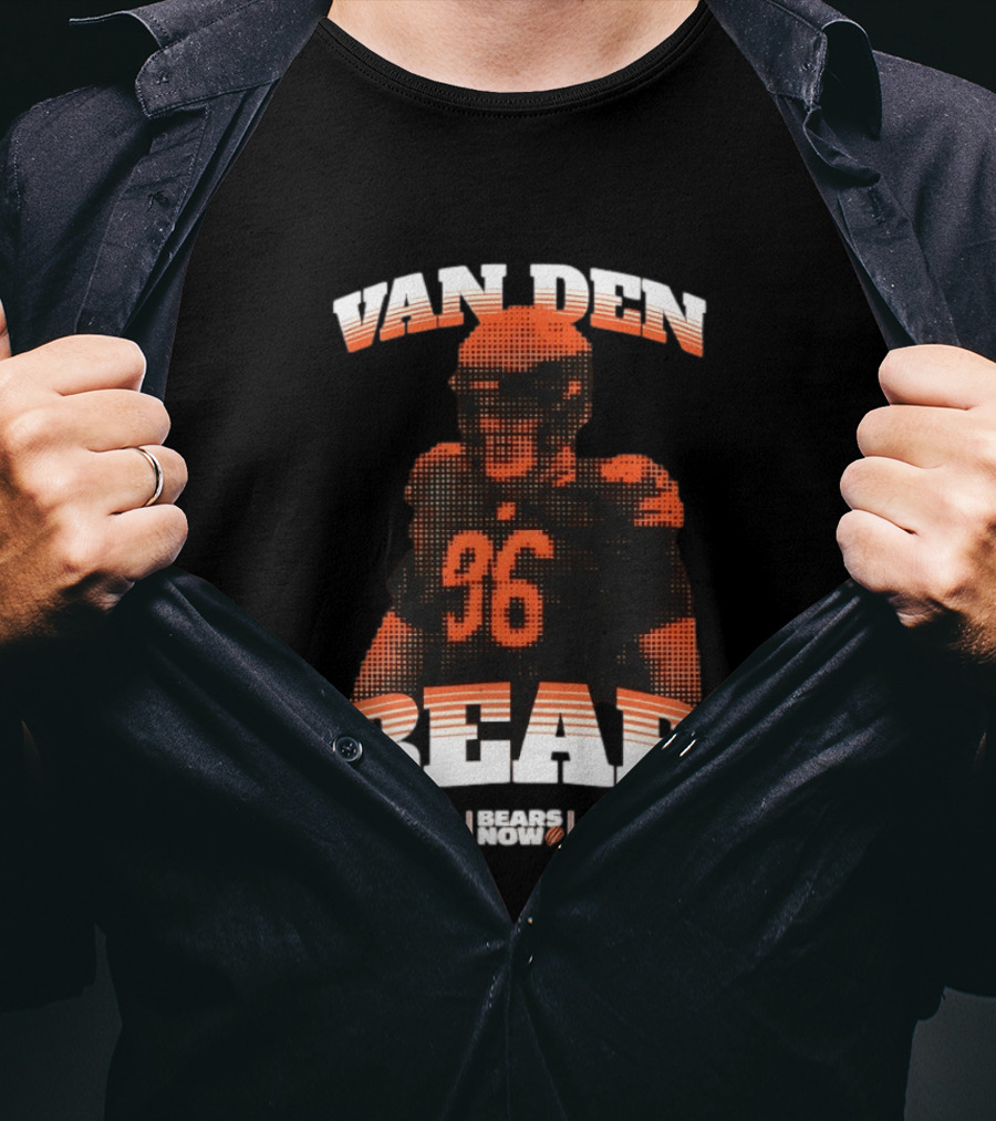 Van Den Bear Chicago Bears 36 T-Shirt