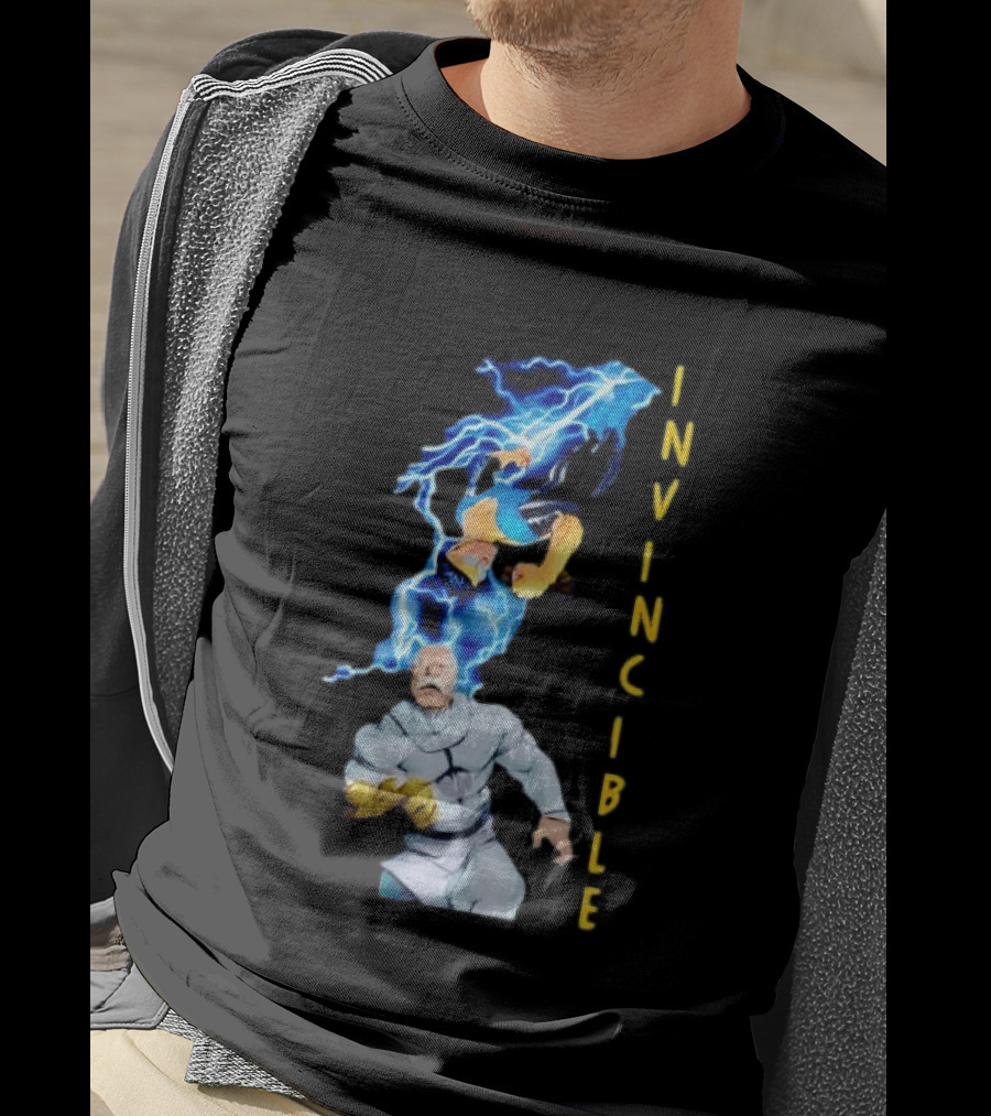 Invincible Vs Conquest Lightning Battle T-Shirt