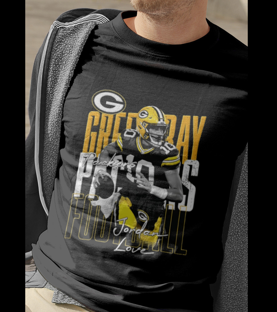Green Bay Packers Football Jordan Love T-Shirt