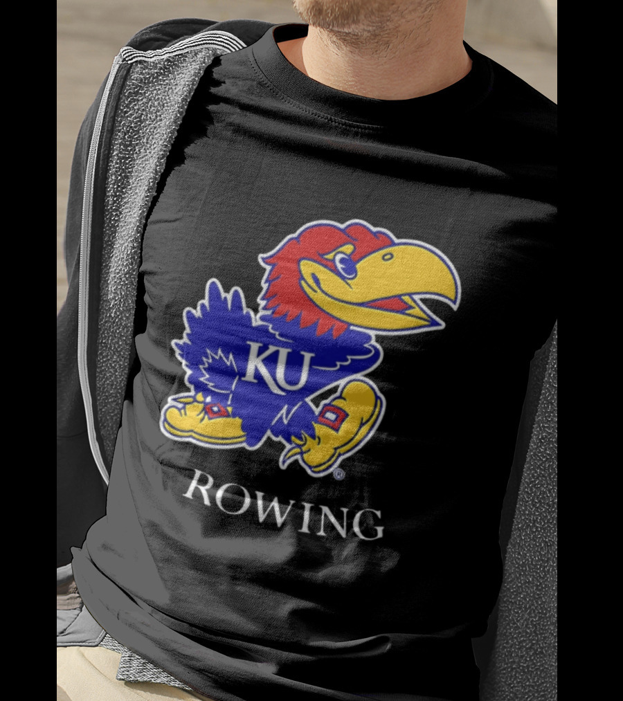 Kansas Jayhawks KU Rowing T-Shirt