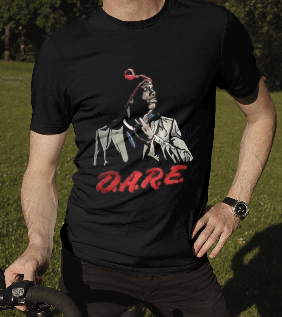 Tyrone Biggums D.A.R.E. Red Beanie Caricature T-Shirt