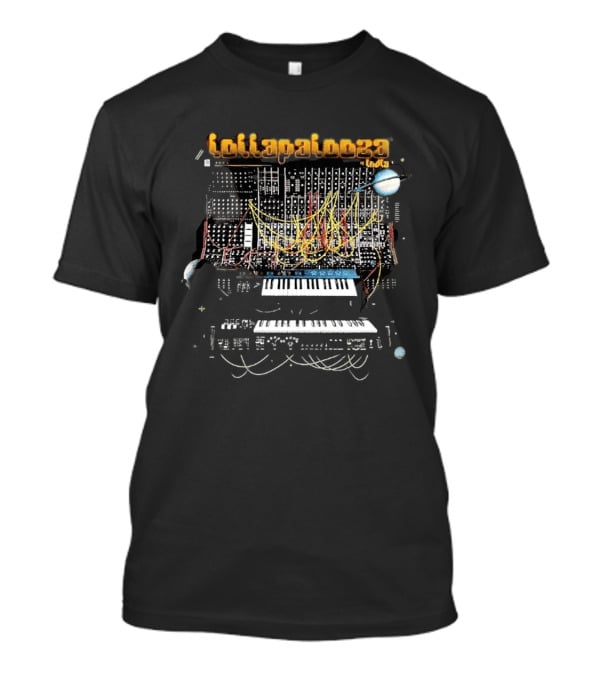 Lollapalooza India 2027 The Original Synth Keyboard Planet T-Shirt