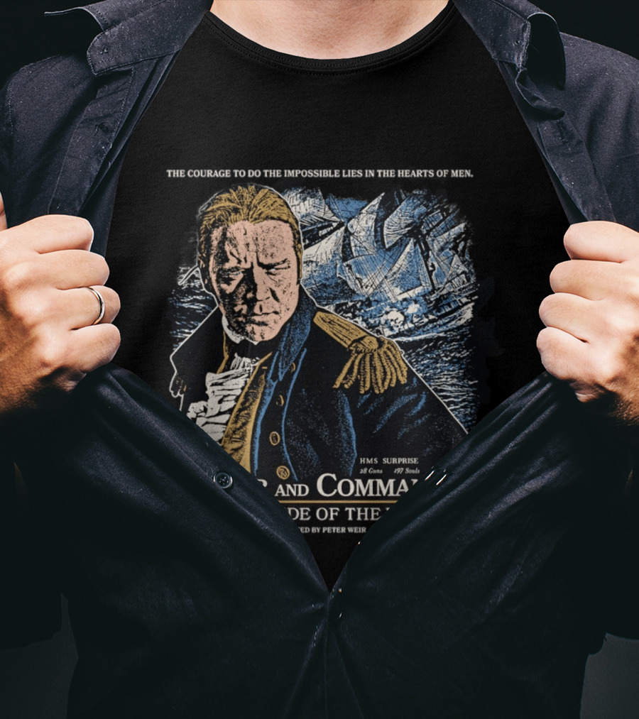 Master And Commander The Far Side Of The World HMS Surprise T-Shirt