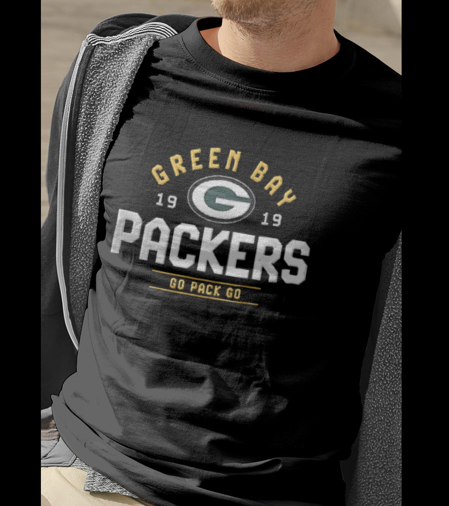 Green Bay Packers 1919 Go Pack Oval G Arch T-Shirt