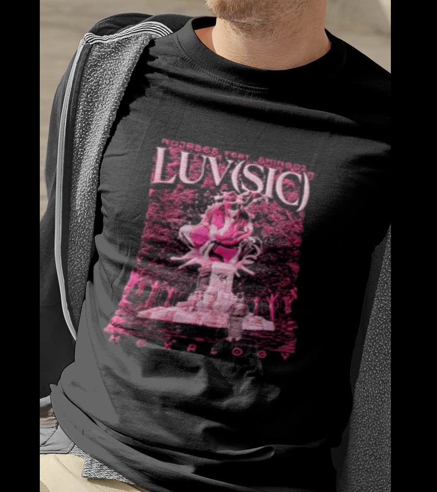 Nujabes Feat Shing02 Luv Sic Hexalogy Pink Statue Visual T-Shirt