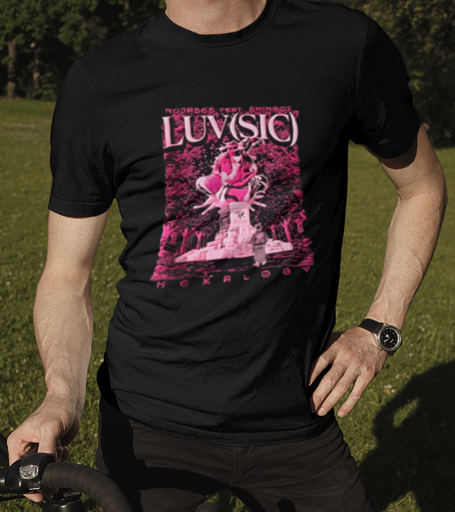 Nujabes Feat Shing02 Luv Sic Hexalogy Pink Statue Visual T-Shirt