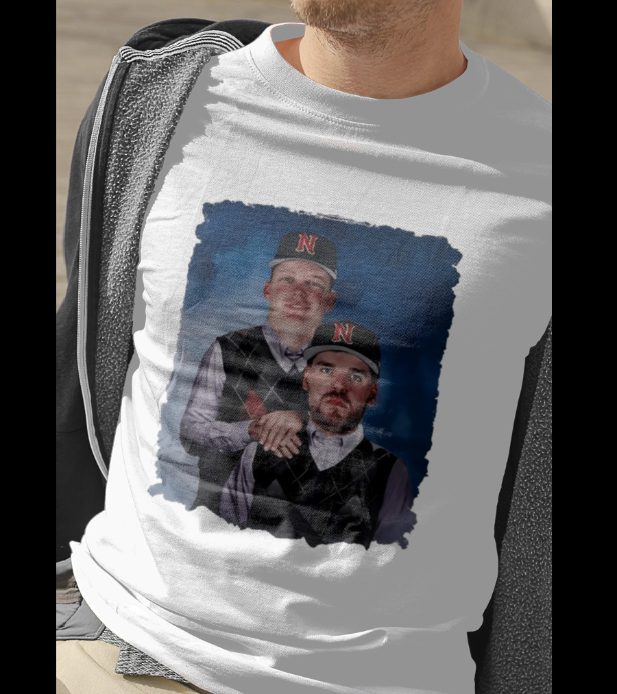 Brock Wilken And Luke Step Brothers N Cap Baseball T-Shirt
