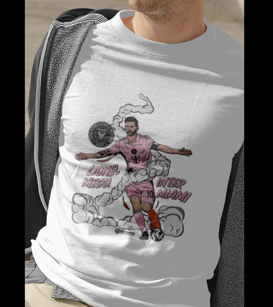 Lionel Messi Inter Miami CF 10 Soccer Player Pose MLS T-Shirt