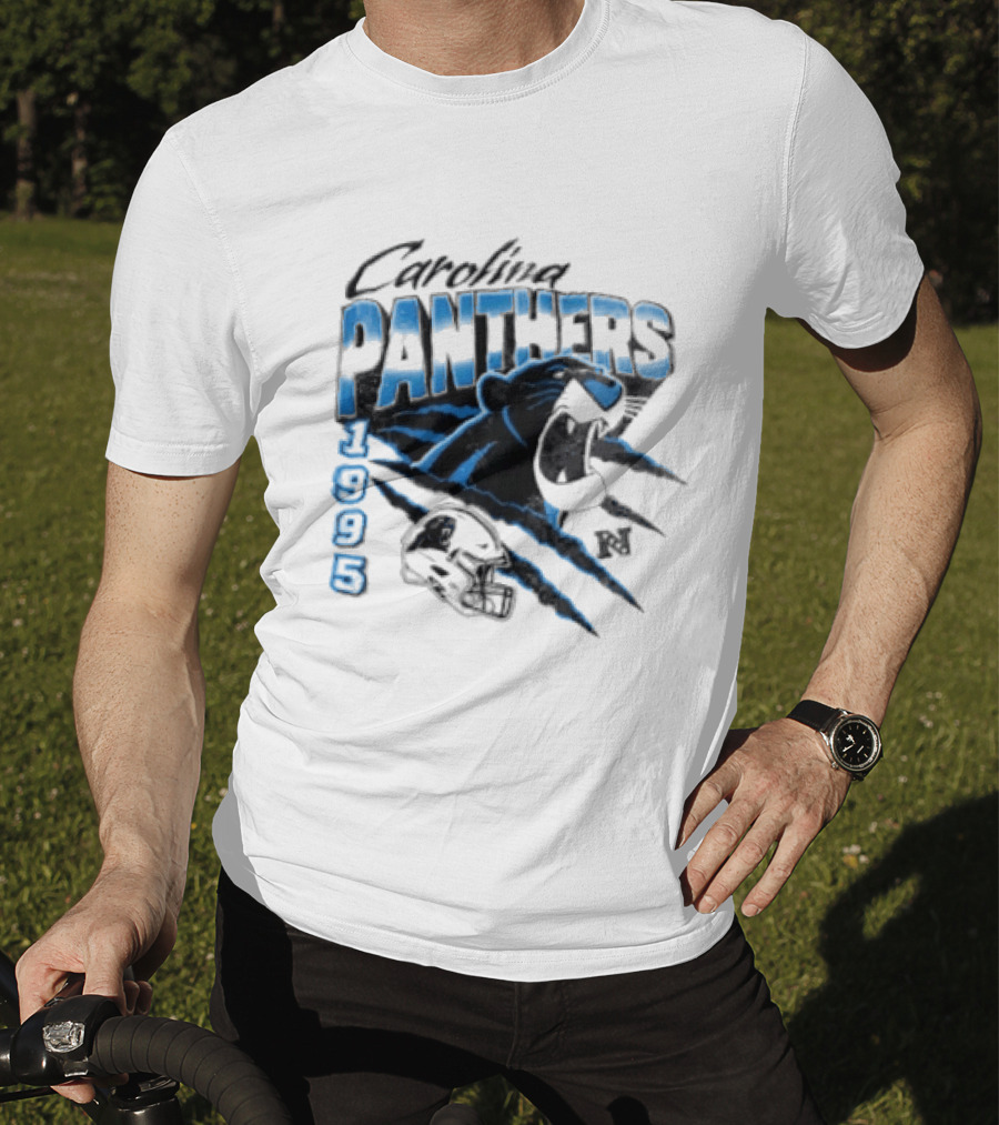 Carolina Panthers 1995 Bagheera All Star Scratch Claws T-Shirt