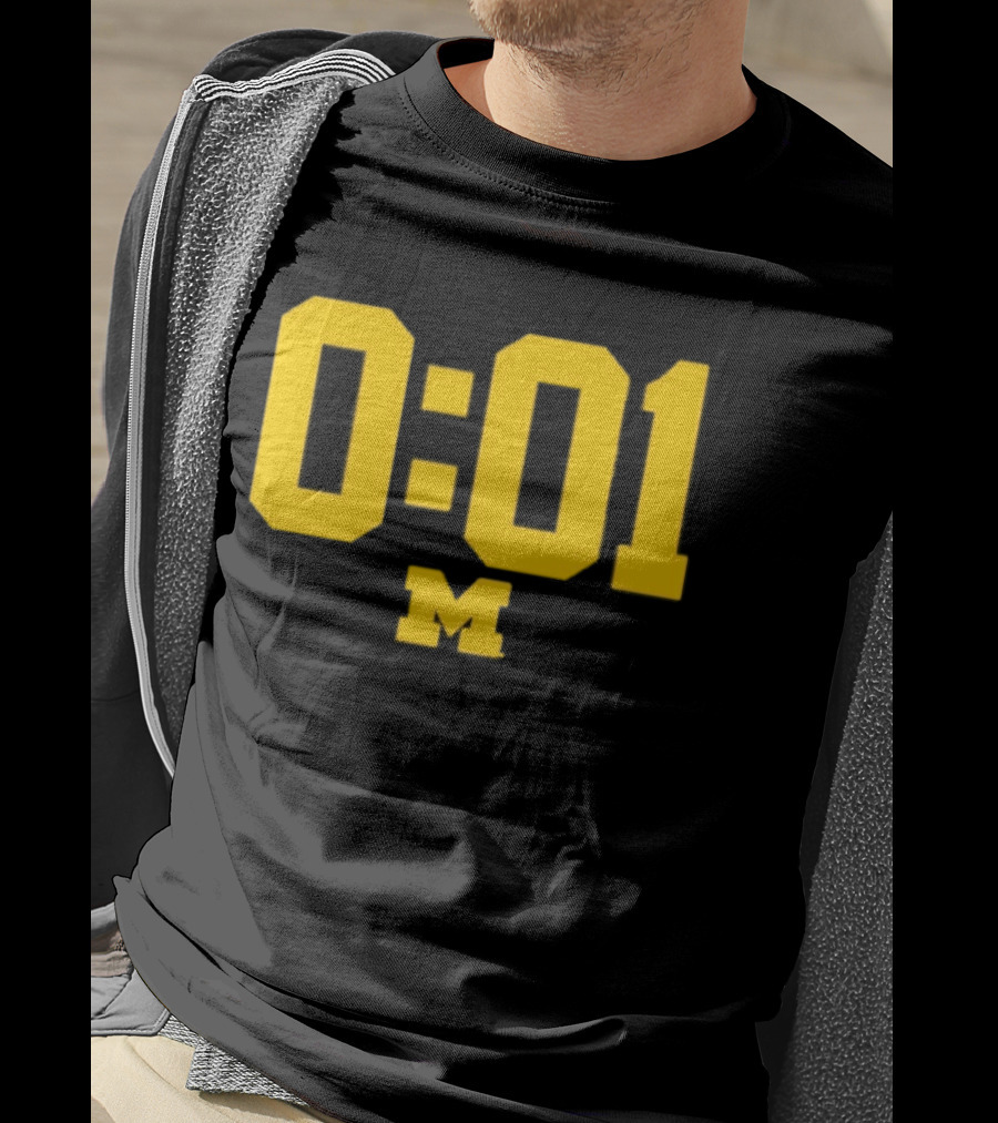 Michigan Wolverines 0.01 Seconds M T-Shirt
