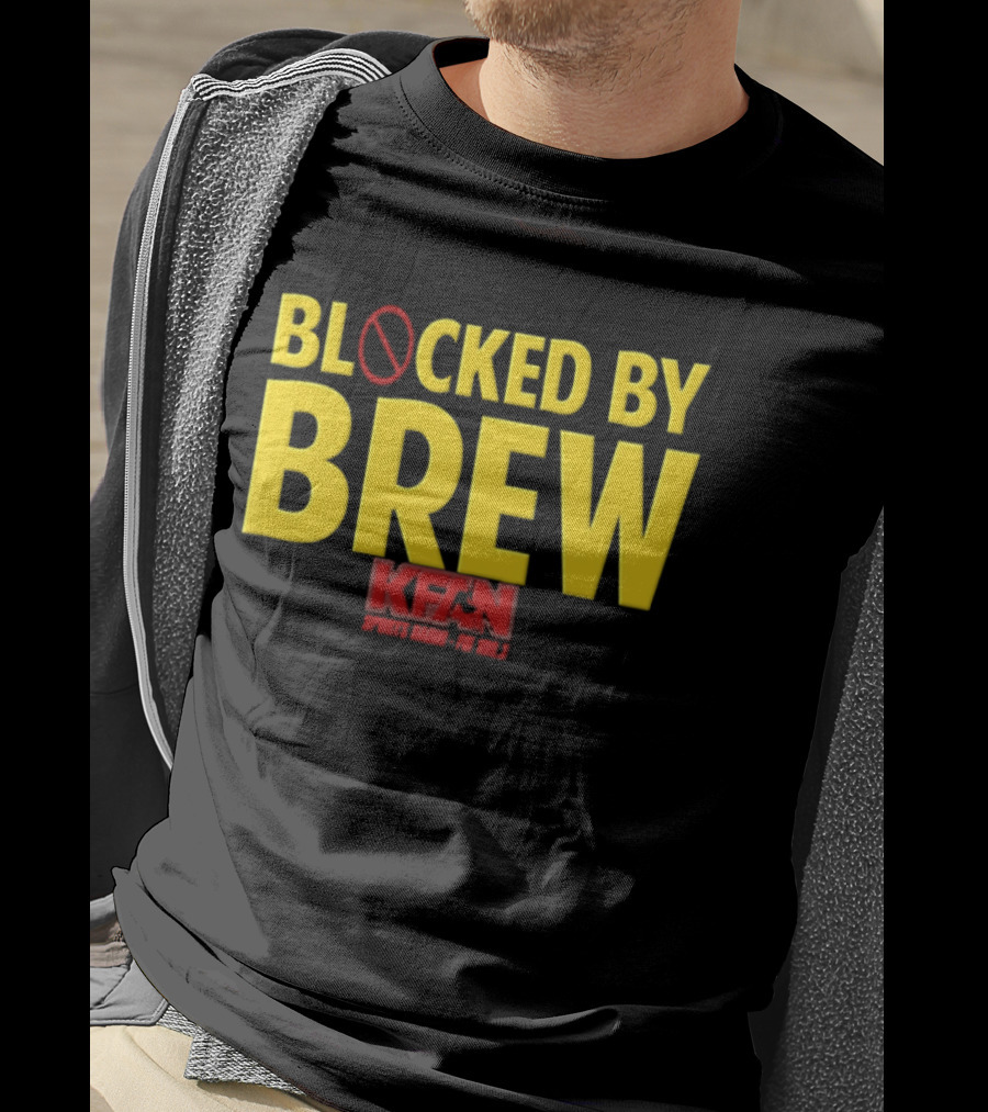 Blocked By Brew KFAN Sports Radio FM 100.3 T-Shirt