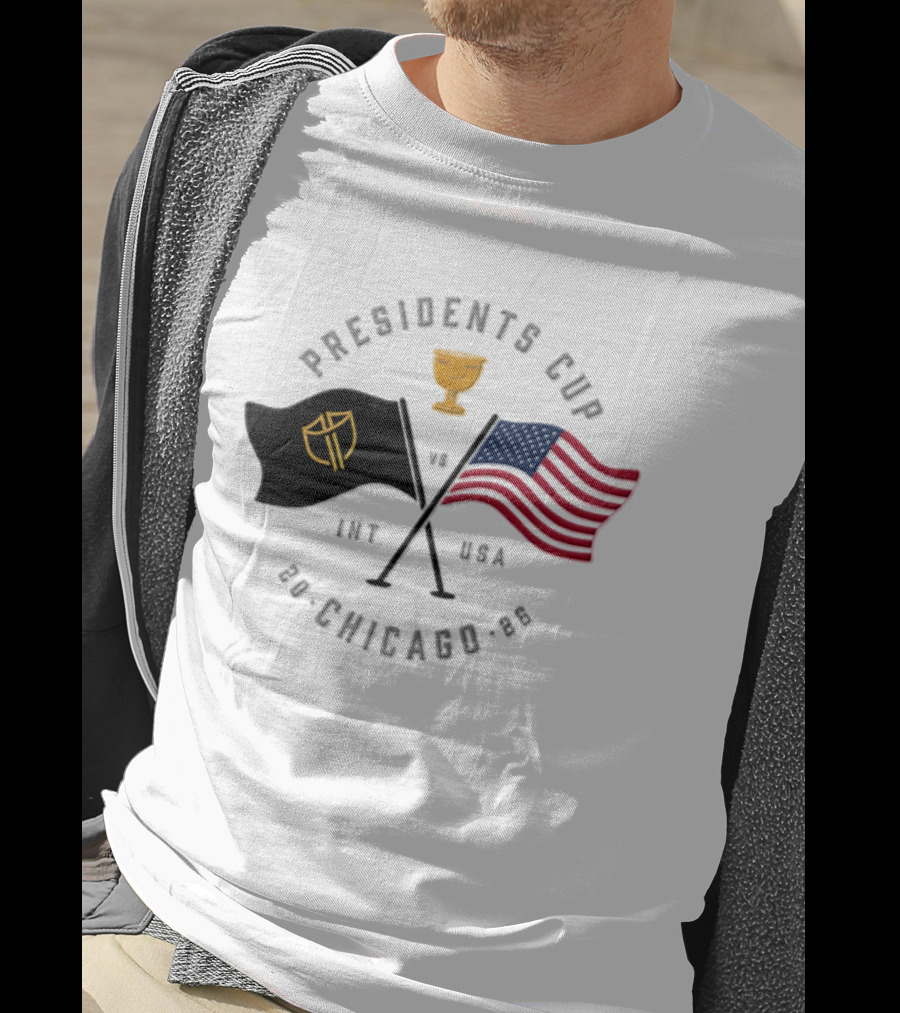 Presidents Cup Int Vs USA Chicago 2026 Golf Tournament T-Shirt
