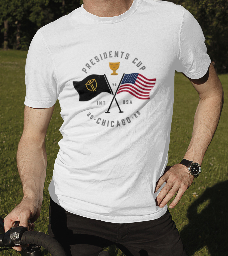 Presidents Cup Int Vs USA Chicago 2026 Golf Tournament T-Shirt