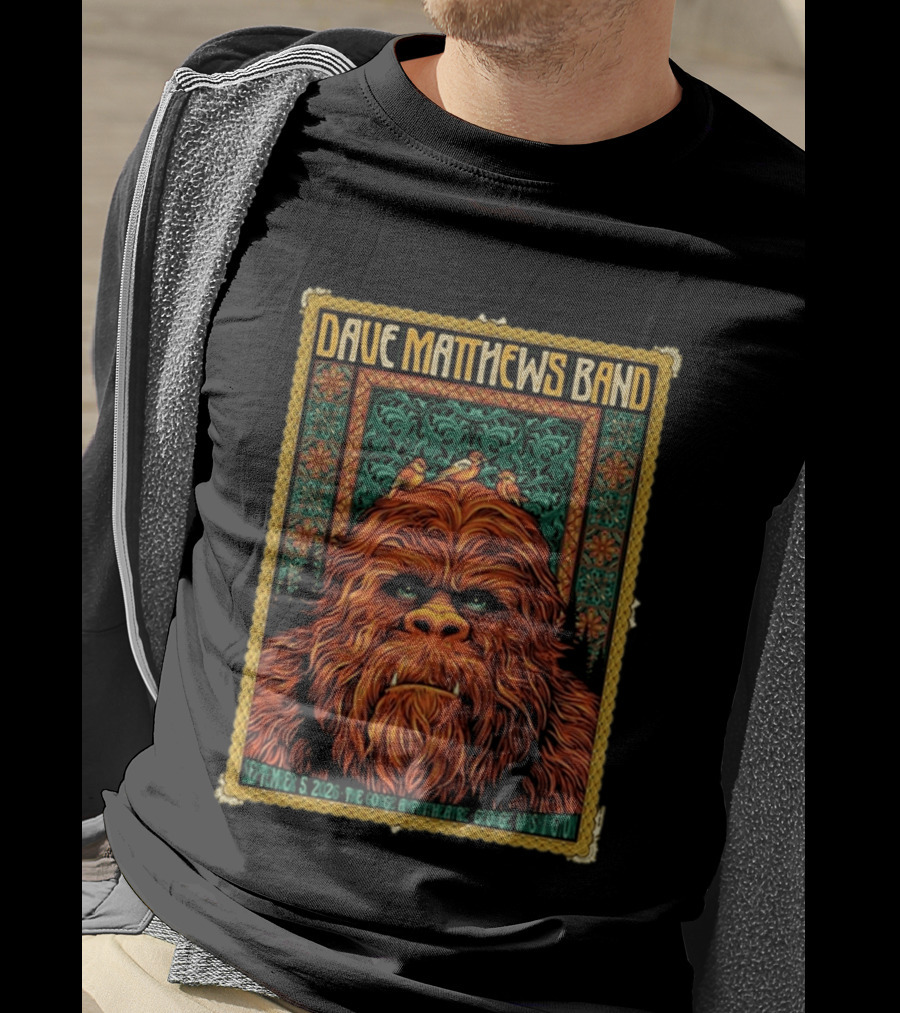 Dave Matthews Band The Gorge Amphitheatre George WA September 5 2026 Event With Orange Creature And Birds T-Shirt
