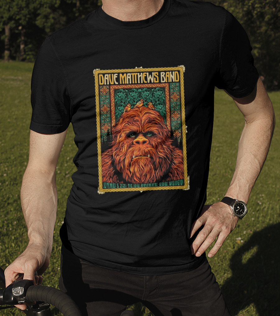 Dave Matthews Band The Gorge Amphitheatre George WA September 5 2026 Event With Orange Creature And Birds T-Shirt